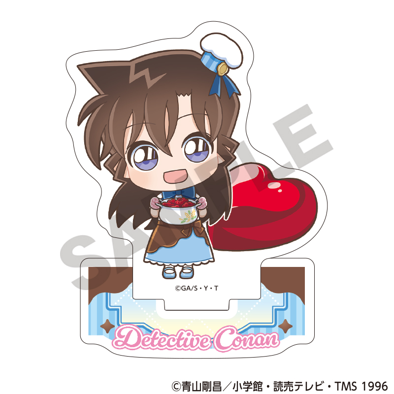 名探偵コナン_アクリルスタンド　毛利蘭　きゃらペコ　ショコラティエ