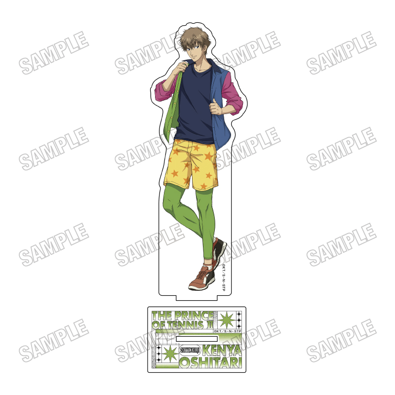 新テニスの王子様_描き下ろしBIGアクリルスタンド【オフの日ver.】?忍足謙也