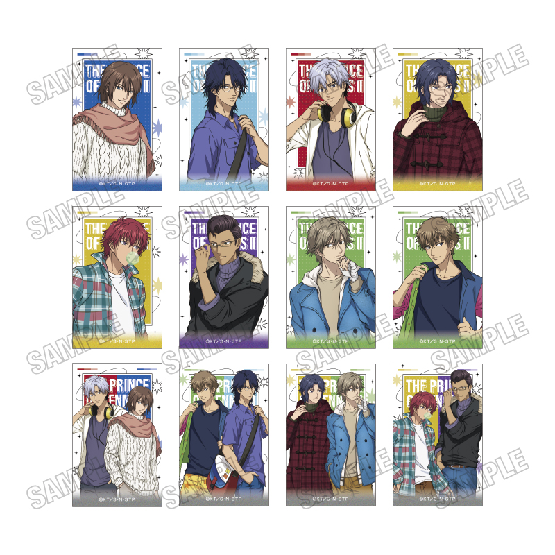 新テニスの王子様_描き下ろしミニフォトカードコレクション【オフの日ver.】　【コンプリートBOX／6パック入り】