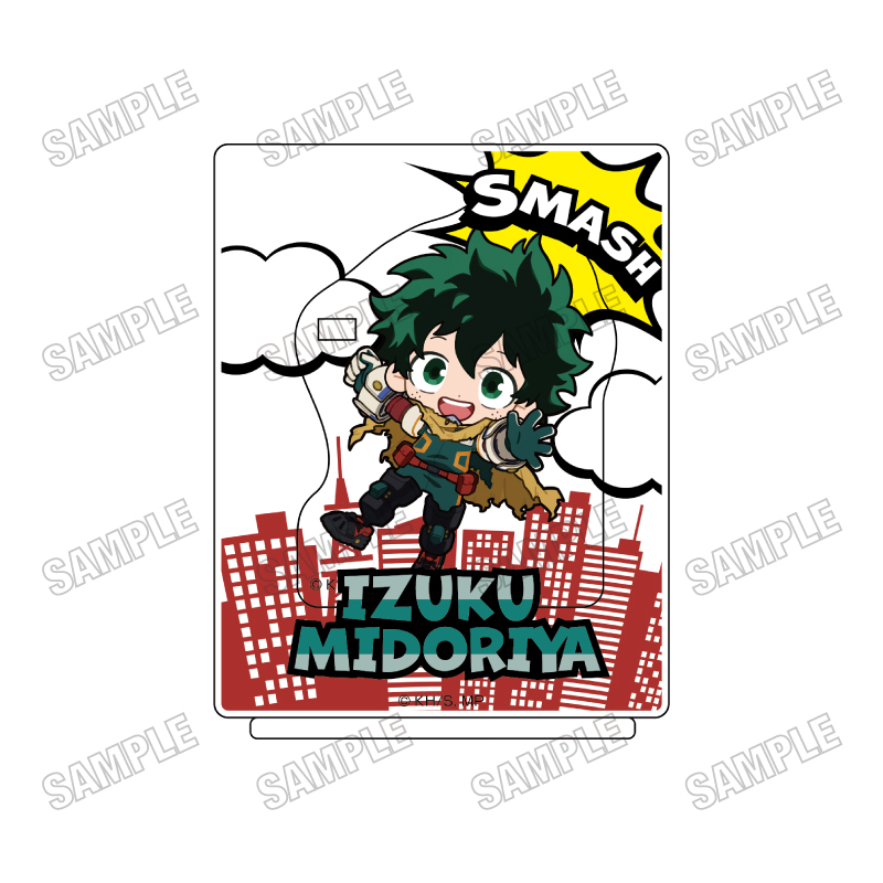 僕のヒーローアカデミア_ミニキャラアクリルジオラマ【ぶら下がりver.】?緑谷出久