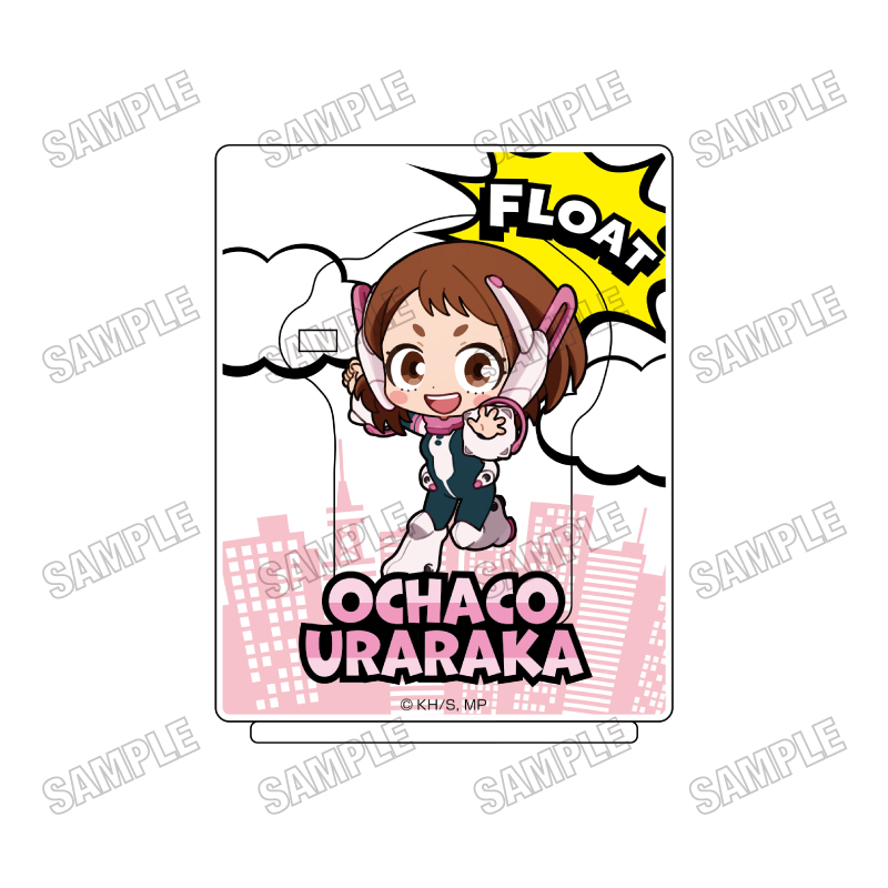 僕のヒーローアカデミア_ミニキャラアクリルジオラマ【ぶら下がりver.】?麗日お茶子