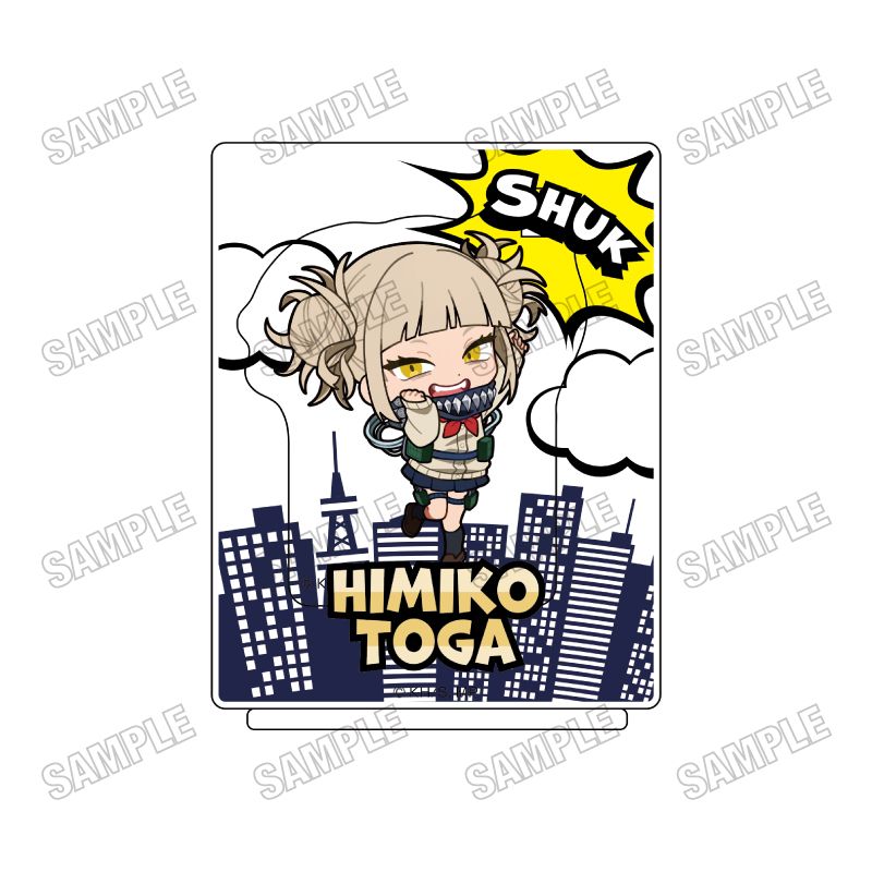 非売品 ヒロアカ コラボ トガヒミコ ミニキャラ パネル 僕のヒーローアカデミア_ミニキャラアクリルジオラマ【ぶら下がりver