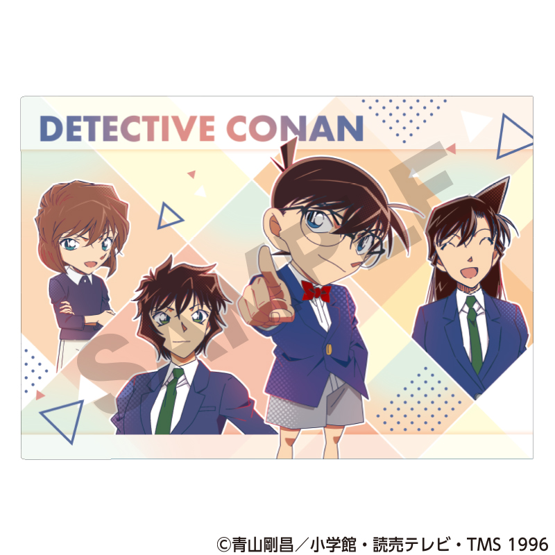 名探偵コナン_メタリック＆ホログラムクリアファイル　ペールオレンジ