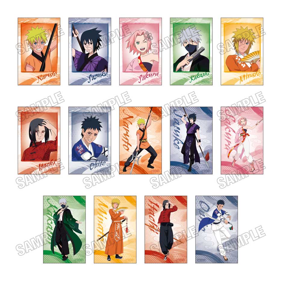 NARUTO-ナルト- 疾風伝_描き下ろしミニフォトコレクション【演舞ver.】　【コンプリートBOX／14パック入り】