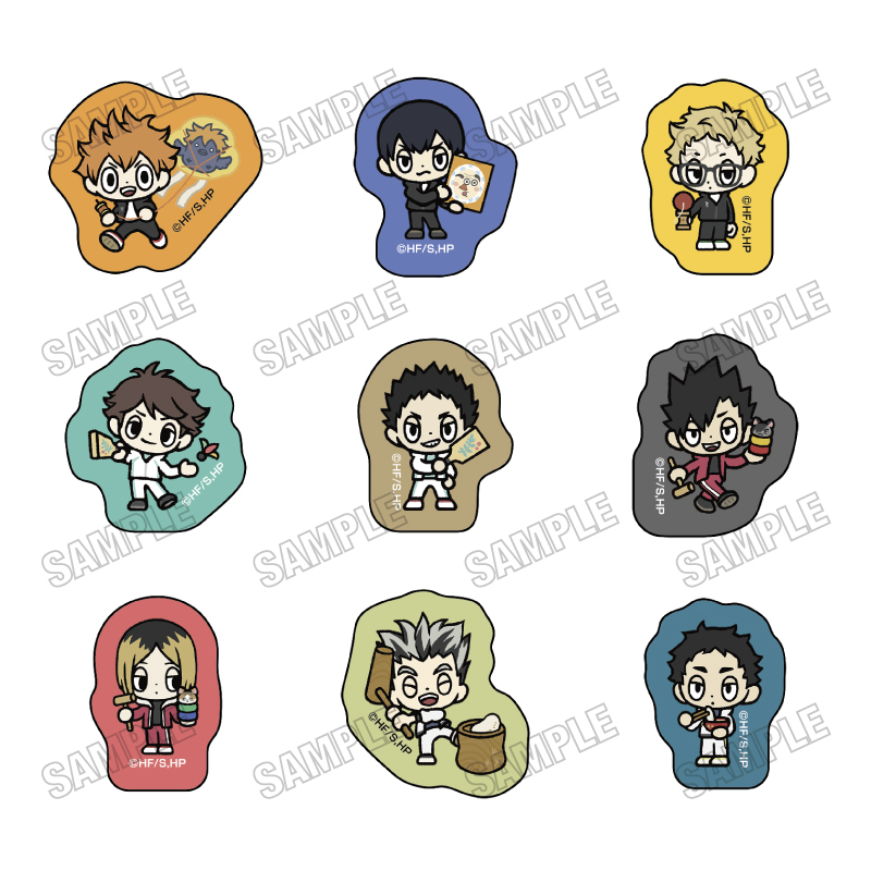 ハイキュー!!_ミニキャラフレークシール【お正月ver.】