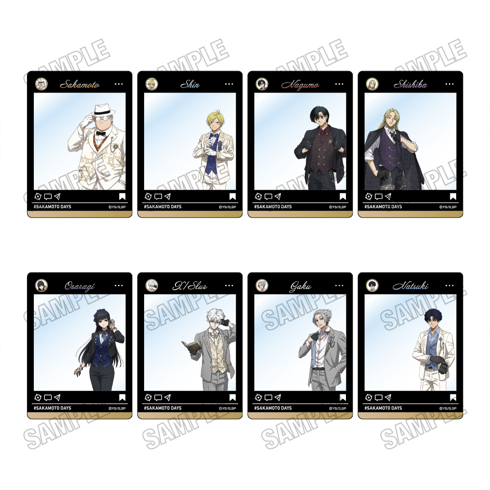 SAKAMOTO DAYS_描き下ろしSNS風クリアカードコレクション【JF26】　【コンプリートBOX／8パック入り】