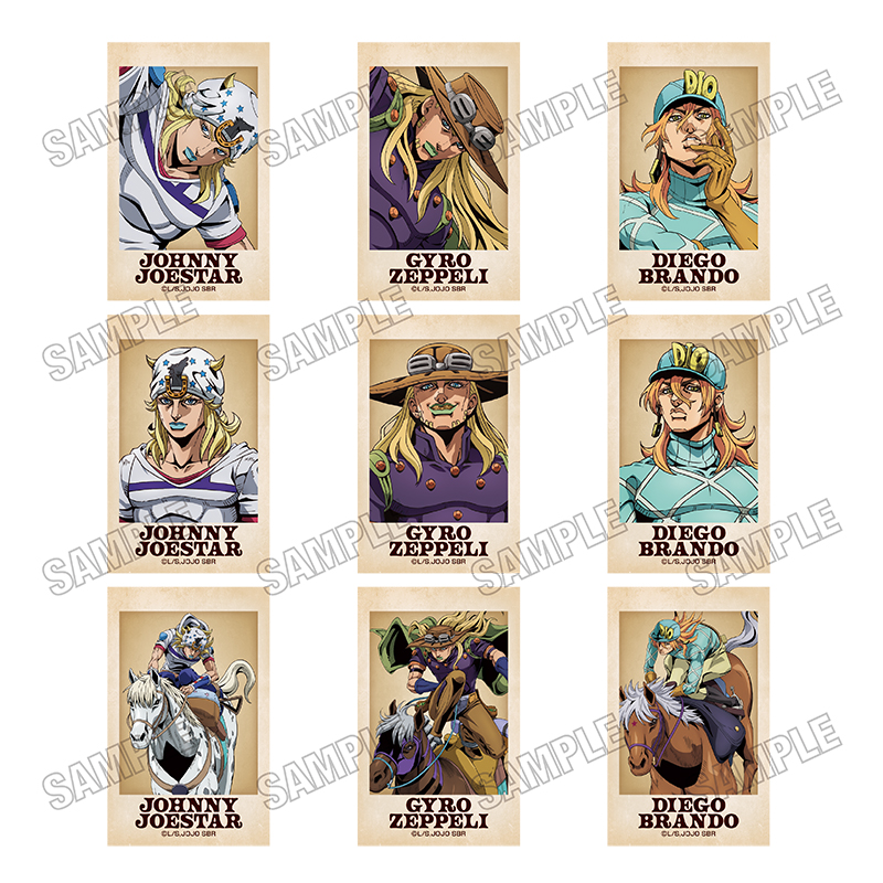 スティール・ボール・ラン ジョジョの奇妙な冒険_ミニフォトカードコレクション【JF26】　【コンプリートBOX／9パック入り】