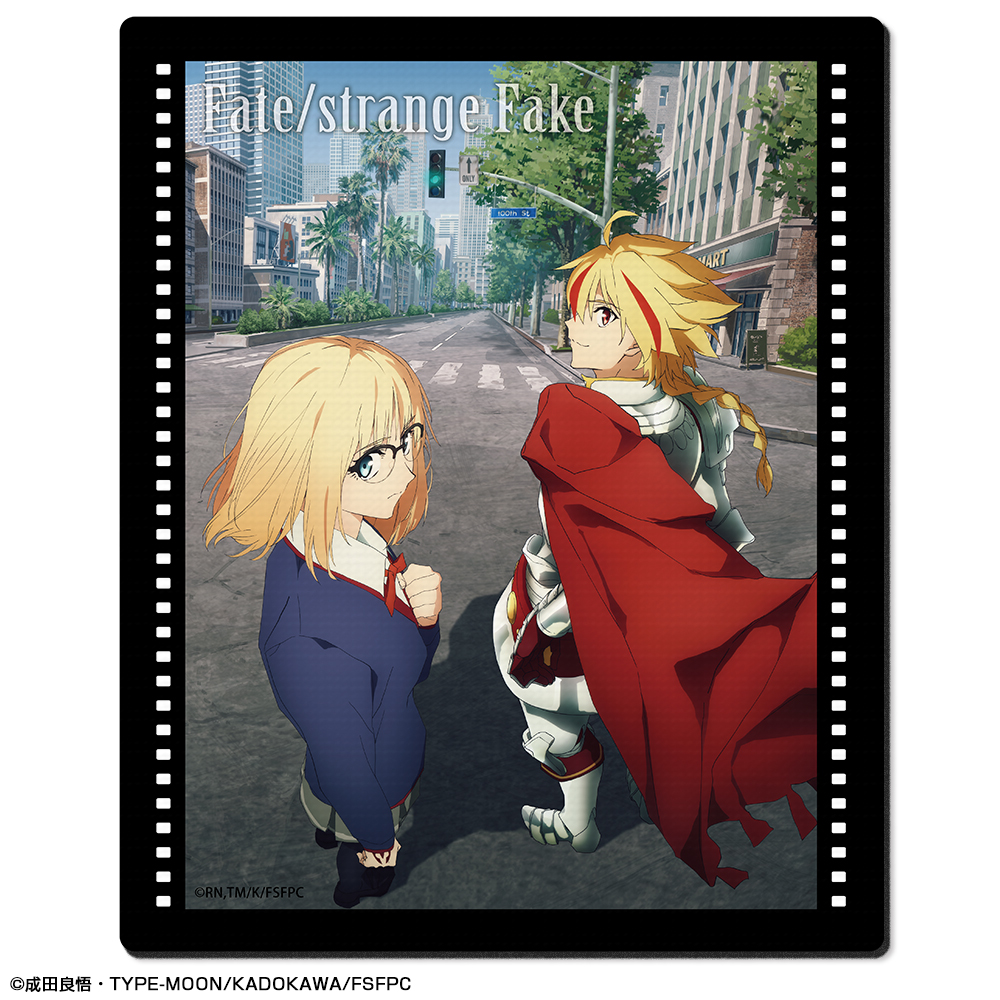 Fate/strange Fake_ラバーマウスパッド デザイン09(アヤカ・サジョウ&セイバー/A)