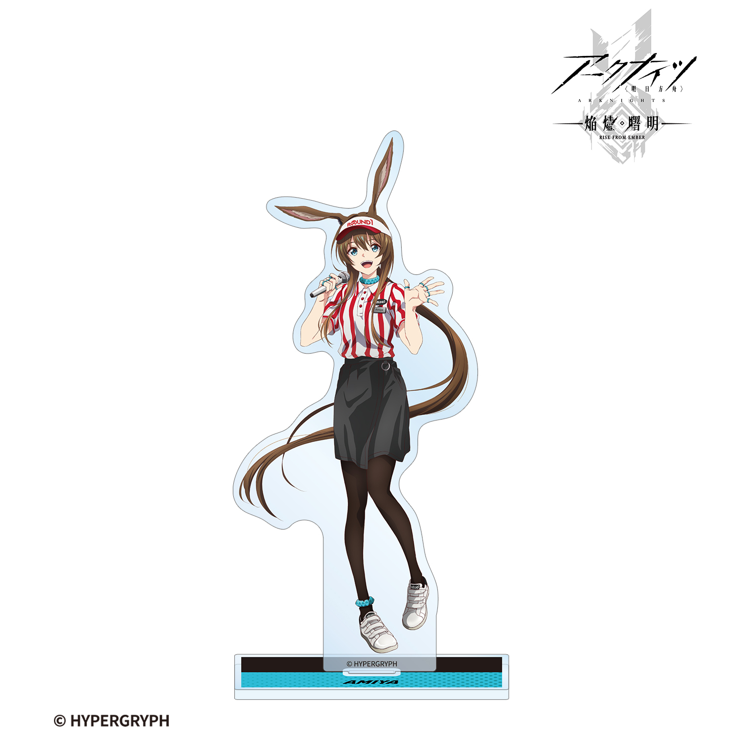 アークナイツ【焔燼曙明/RISE FROM EMBER】_描き下ろし アーミヤ アクティビティスタッフver. BIGアクリルスタンド