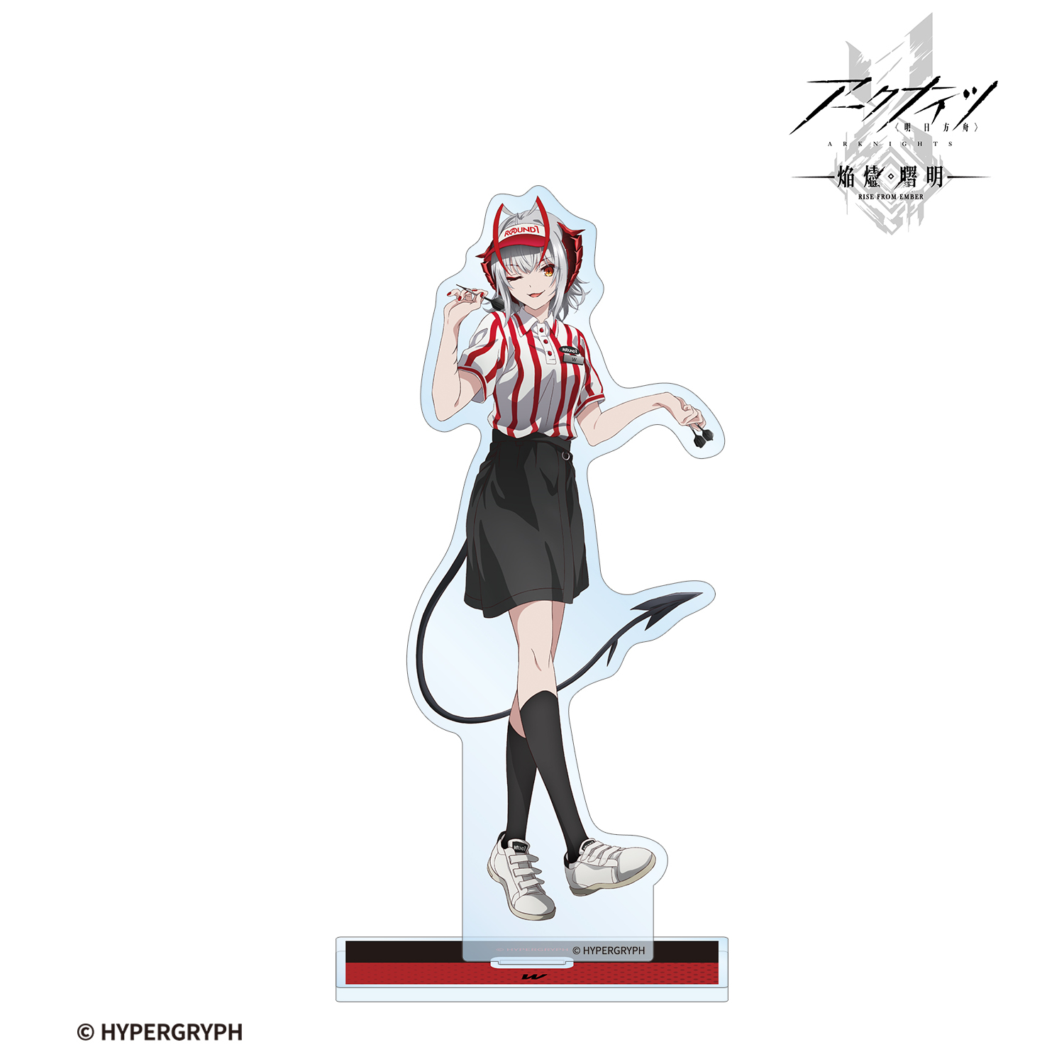 アークナイツ【焔燼曙明/RISE FROM EMBER】_描き下ろし W アクティビティスタッフver. BIGアクリルスタンド