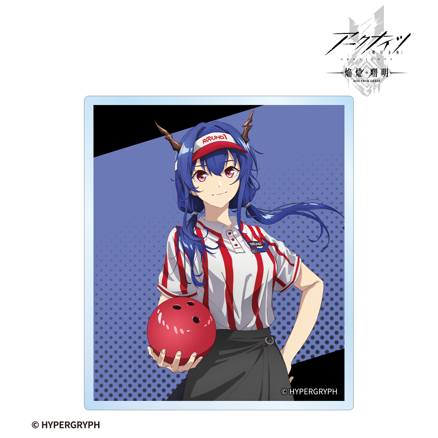 アークナイツ【焔燼曙明/RISE FROM EMBER】_描き下ろし チェン アクティビティスタッフver. アクリルカード