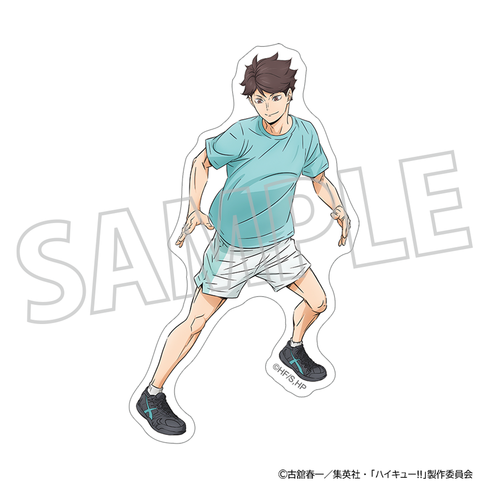 ハイキュー!!_ダイカットステッカー／及川 徹　体力測定