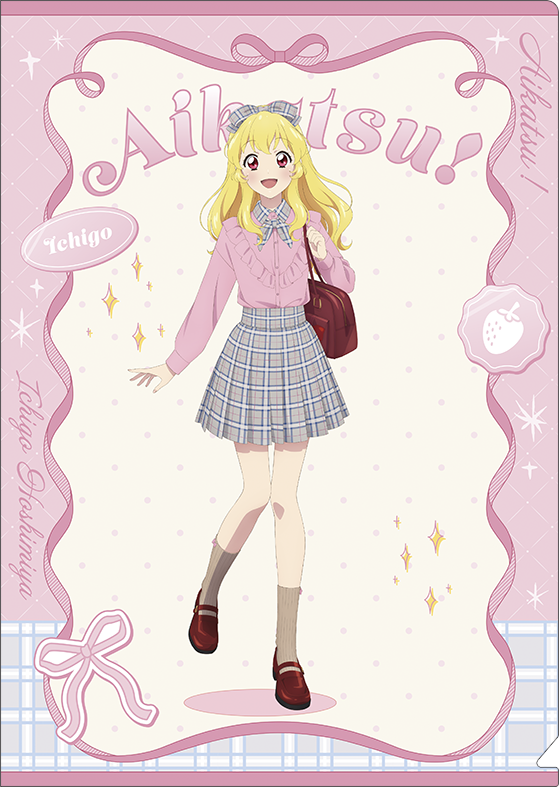 アイカツ 缶バッジ ロンドンチェック キュートチェックスタイル 霧矢