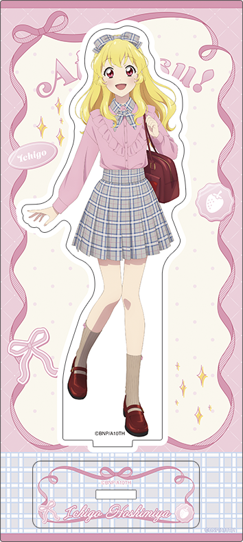 アイカツ！_アクリルスタンド／-Cute Check Style ver.-　星宮いちご