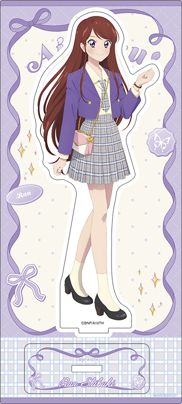 アイカツ！_アクリルスタンド／-Cute Check Style ver.-　紫吹 蘭
