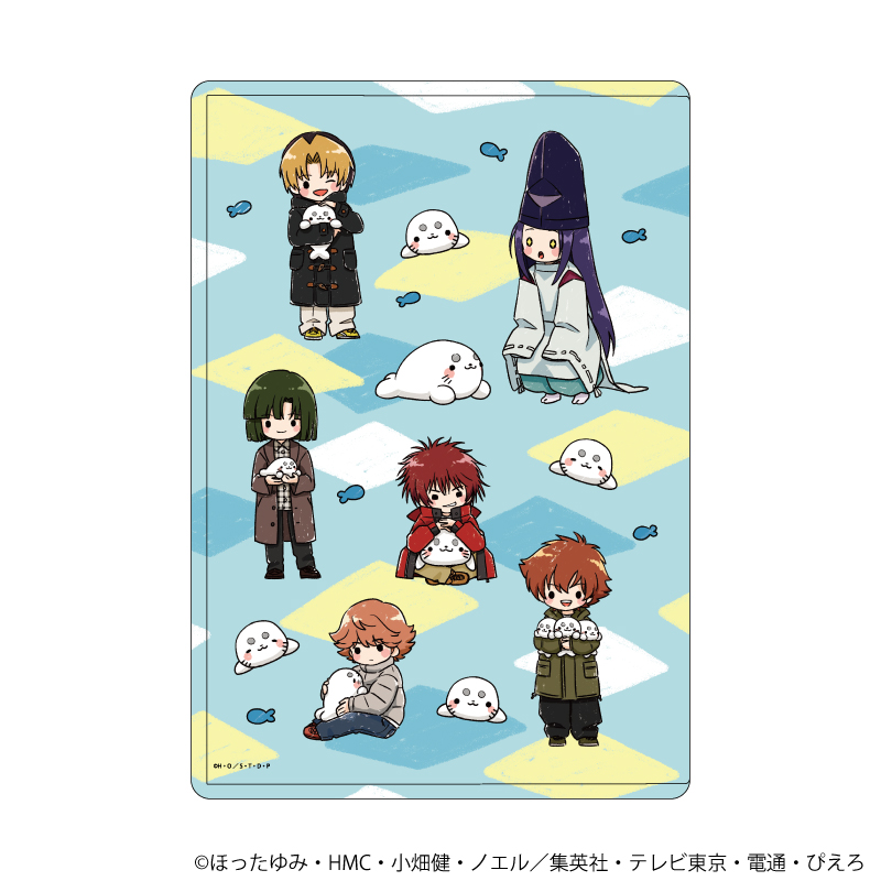 ヒカルの碁_キャラクリアケース25/集合デザイン　あざらしver.(グラフアートイラスト)