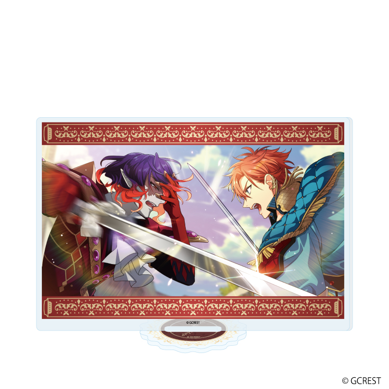 夢職人と忘れじの黒い妖精_アクリルスタンド71/ケント&ゴースト(公式イラスト)