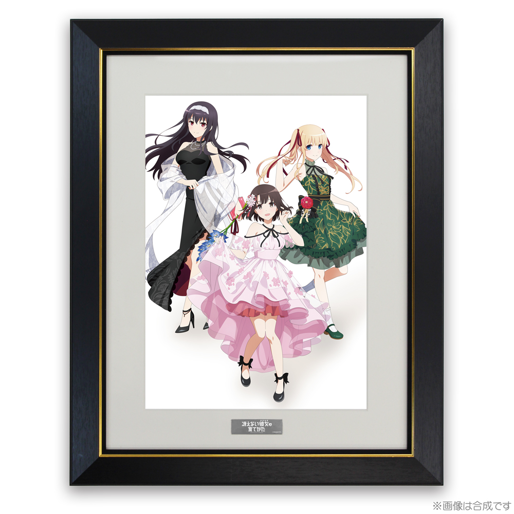 冴えない彼女の育てかた_恵・英梨々・詩羽 A4キャラファイングラフ Blooming dress Ver.