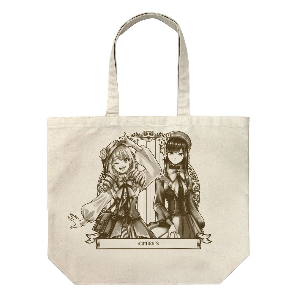 citrus_柚子&芽衣 ラージトート アフタヌーンティーVer./NATURAL