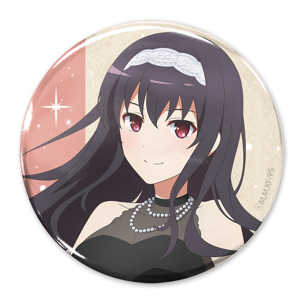 冴えない彼女の育てかた_霞ヶ丘詩羽 65mm缶バッジ Blooming dress Ver.