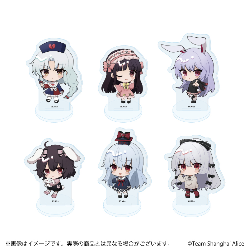 東方Project_アクリルぷちスタンド03/病みかわいいver. コンプリートセット(全6種)(ミニキャライラスト)【BOX/6個入り】