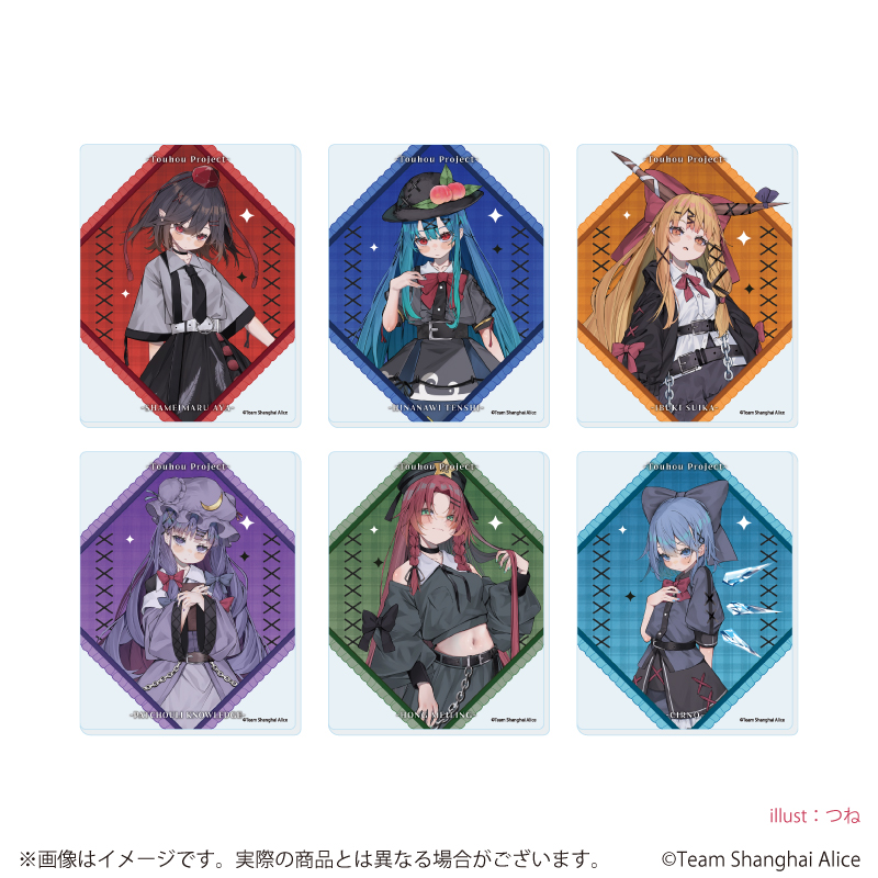 東方Project_アクリルカード04/病みかわいいver. コンプリートセット(全6種)(描き起こしイラスト)【BOX/6個入り】