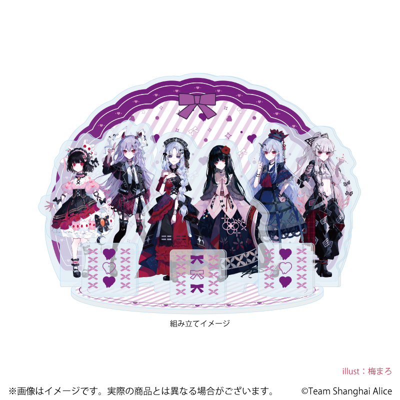 東方Project_アクリルジオラマ03/集合デザイン 病みかわいいver.(描き起こしイラスト)
