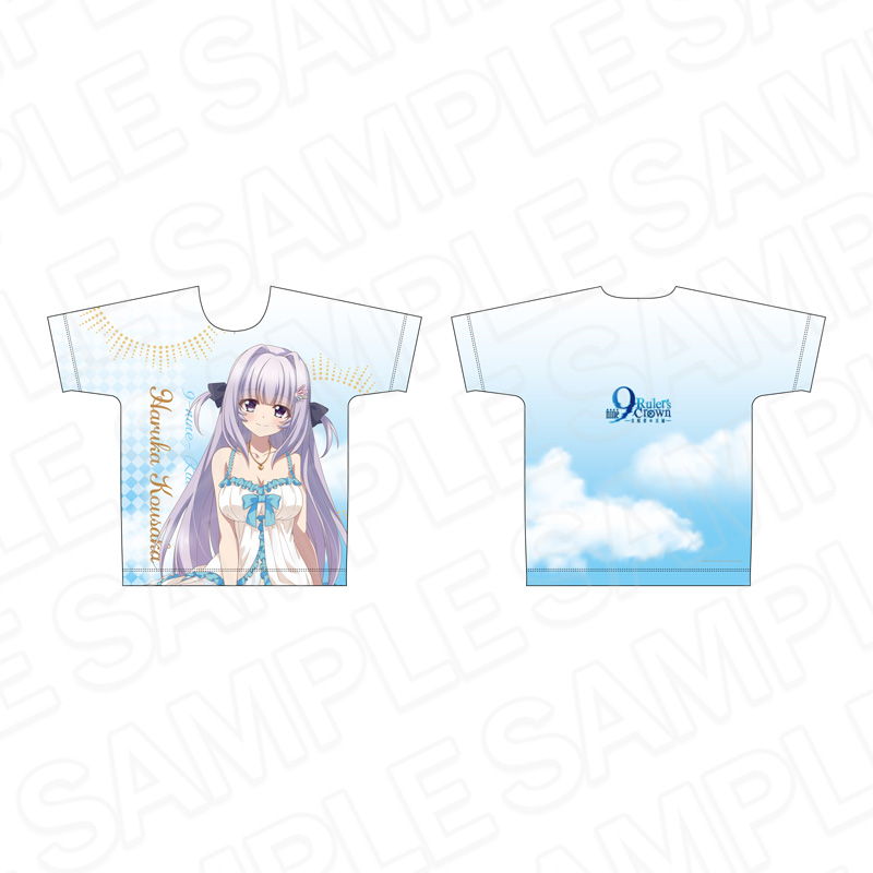 9-nine- Ruler's Crown_フルグラフィックTシャツ 香坂 春風 ロリータルームウェア ver.