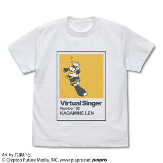 鏡音リン・レン フルグラフィックTシャツ/WHITE-L | 公式グッズ・公式