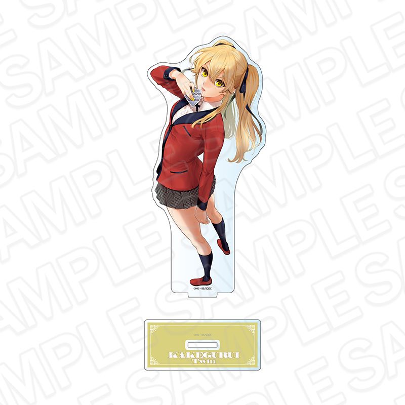 賭ケグルイ　早乙女芽亜里　桃喰リリカ　アクリルキーホルダーセット 賭ケグルイ双_デカアクリルスタンド 早乙女芽亜里 A | 賭ケグルイ公式