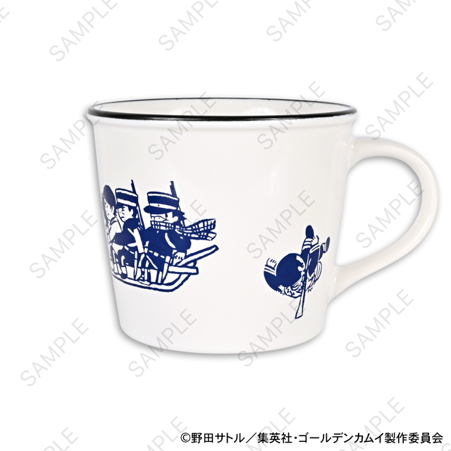 ゴールデンカムイ_ビィズニィズ ホーロー風マグカップB(犬ぞり)