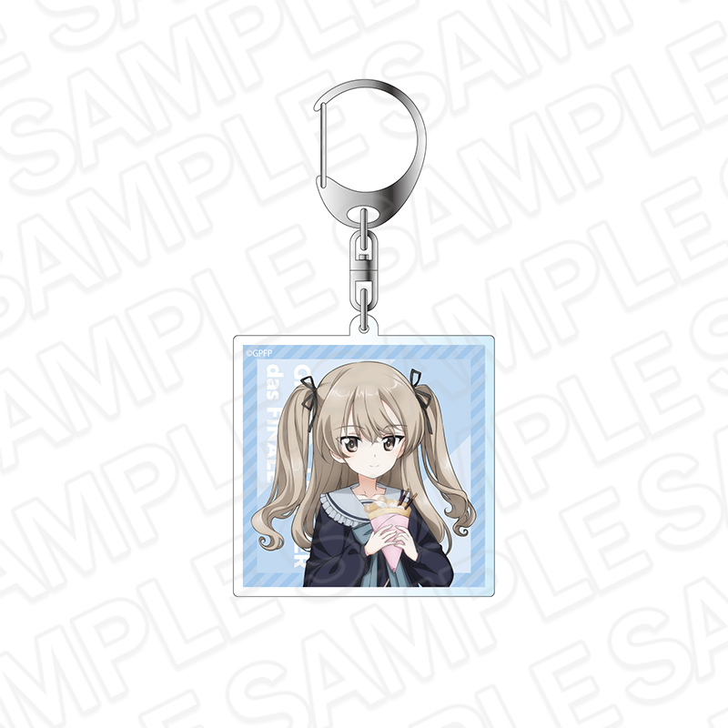ガールズ&パンツァー 最終章_アクリルキーホルダー 島田 愛里寿 食べ歩き ver.