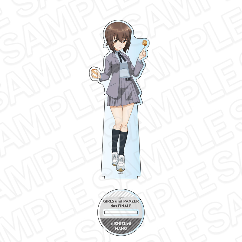 ガールズ&パンツァー 最終章_デカアクリルスタンド 西住 まほ 食べ歩き ver.