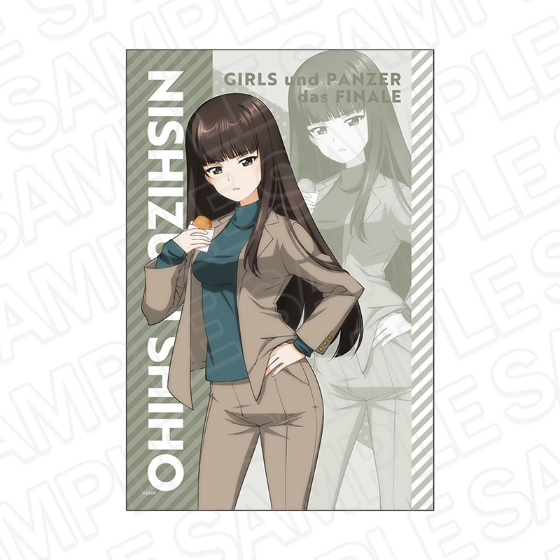 ガールズ&パンツァー 最終章_フェイスタオル 西住 しほ 食べ歩き ver.