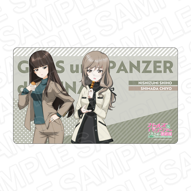 ガールズ&パンツァー 最終章_ラバーデスクマット 西住 しほ&島田 千代 食べ歩き ver.