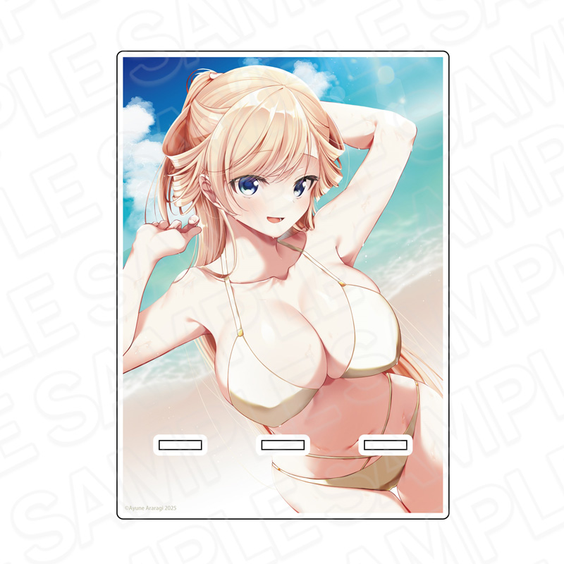 一式さんは恋を知りたい。_アクリルスマホスタンド 一式リンナミルフォード 白ビキニ ver.