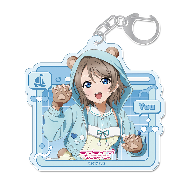 ラブライブ！サンシャイン!!_描き下ろし アクリルキーホルダー 【渡辺 曜】 アニマル衣装