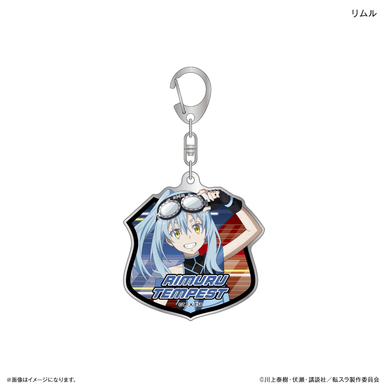 転生したらスライムだった件_近未来レーシングチームver. ミラーアクリルキーホルダー リムル