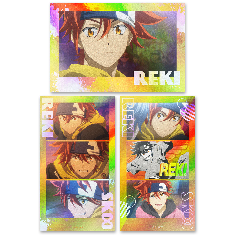 SK∞ エスケーエイト_サムネイルキラステッカーセット 喜屋武暦