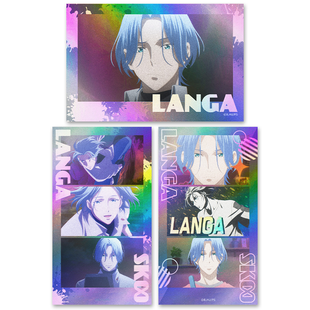 SK∞ エスケーエイト_サムネイルキラステッカーセット 馳河ランガ