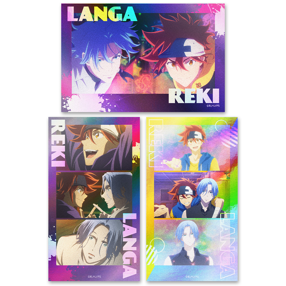 SK∞ エスケーエイト_サムネイルキラステッカーセット 暦&ランガ