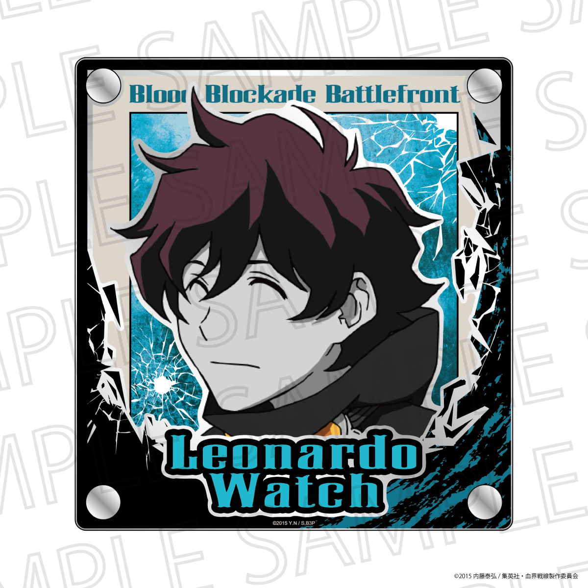 血界戦線_3重アクリルミラープレート　レオナルド・ウォッチ（アクセントカラー）