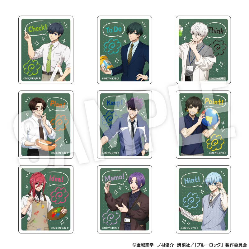 ブルーロック_トレーディングアクリルクリップスタンド Study 【BOX／9個入り】