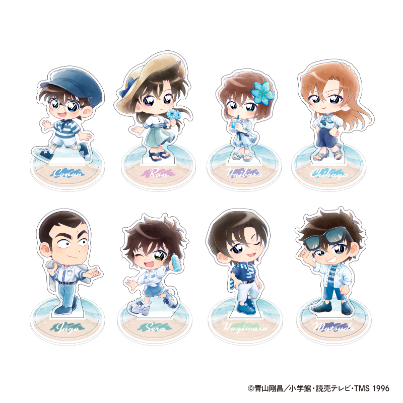 名探偵コナン_トレーディングミニアクリルスタンド Seasideデフォルメ 【BOX／8個入り】