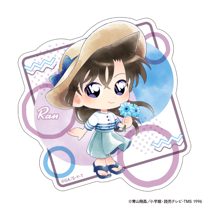 名探偵コナン_ダイカットクリアステッカー Seasideデフォルメ (毛利 蘭)