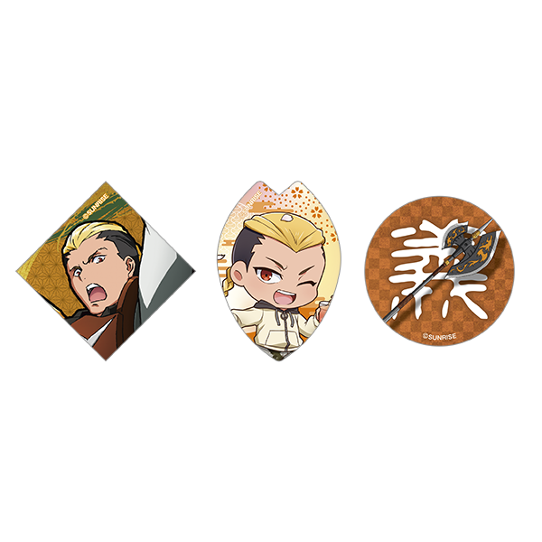 鎧真伝サムライトルーパー_ステッカーセット（3枚セット）／北条 大和
