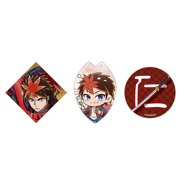 鎧真伝サムライトルーパー_ステッカーセット（3枚セット）／凱