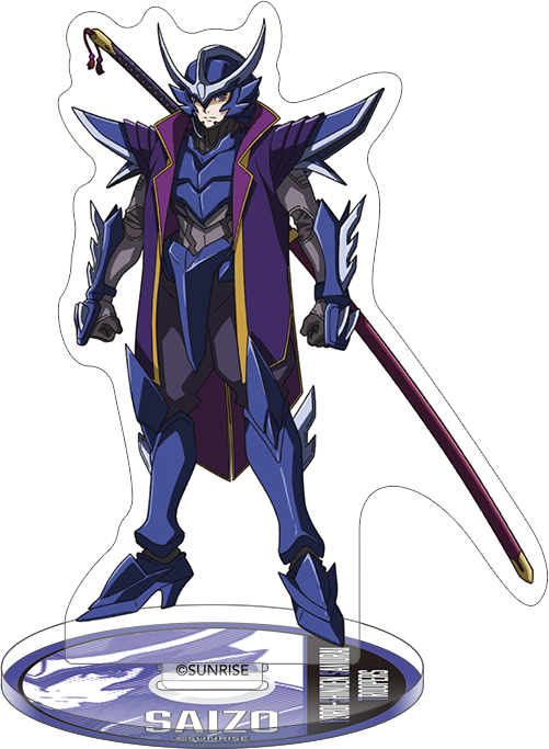 鎧真伝サムライトルーパー_CD風アクリルスタンド／サイゾウ