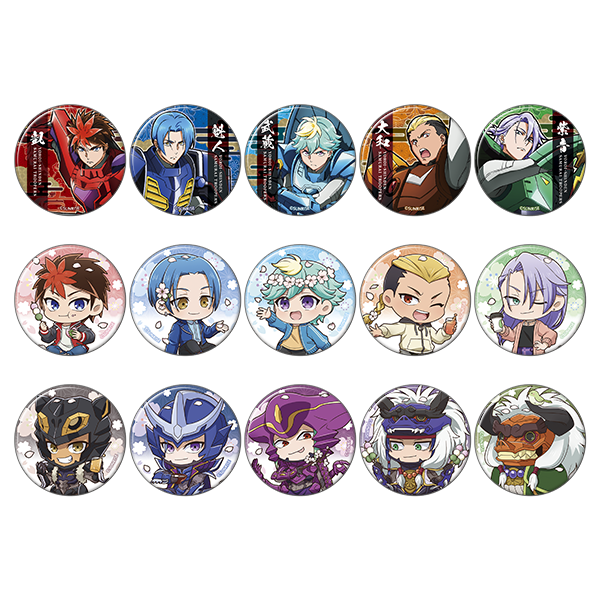 鎧真伝サムライトルーパー_キャラバッジコレクション　【BOX／15個入り】