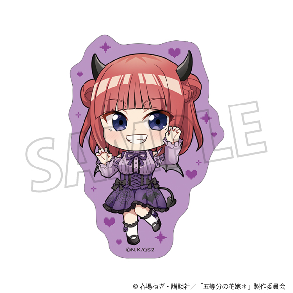 五等分の花嫁＊_ステッカー／（ミニキャラ）中野二乃